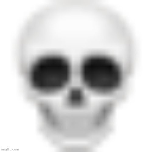 image tagged in skull emoji | made w/ Imgflip meme maker