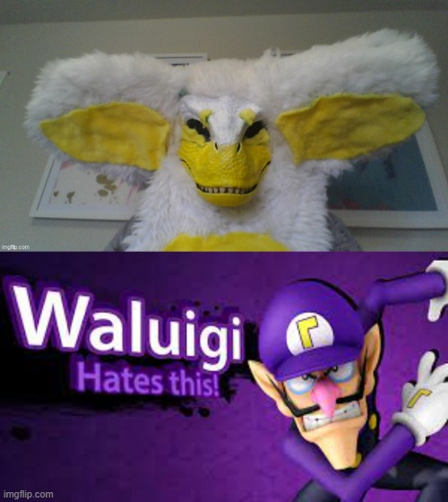 image tagged in waluigi hates this | made w/ Imgflip meme maker