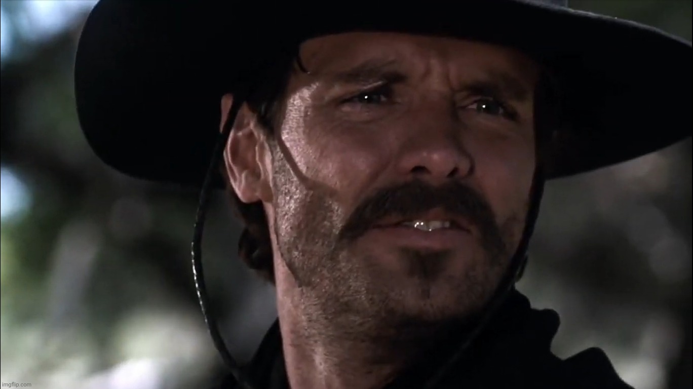 I was only fooling about, Johnny Ringo, Tombstone | image tagged in tombstone,johnny ringo,i was only fooling about,michael biehn | made w/ Imgflip meme maker