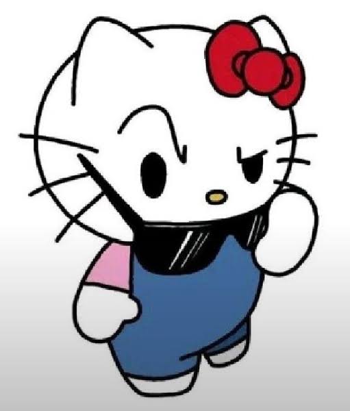 Hello Kitty Blank Meme Template