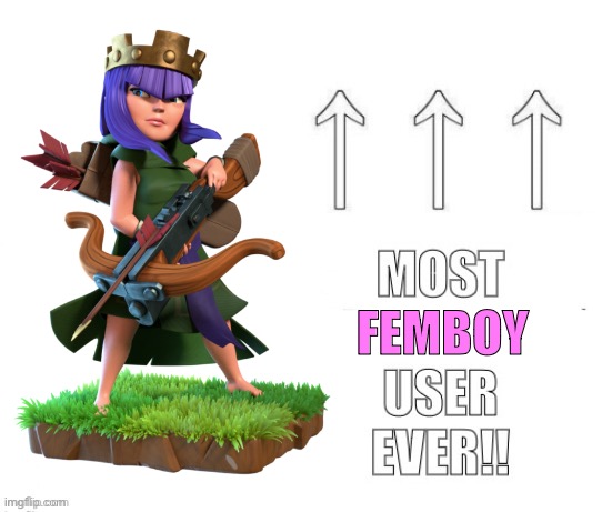 The most user ever | FEMBOY | image tagged in the most user ever | made w/ Imgflip meme maker