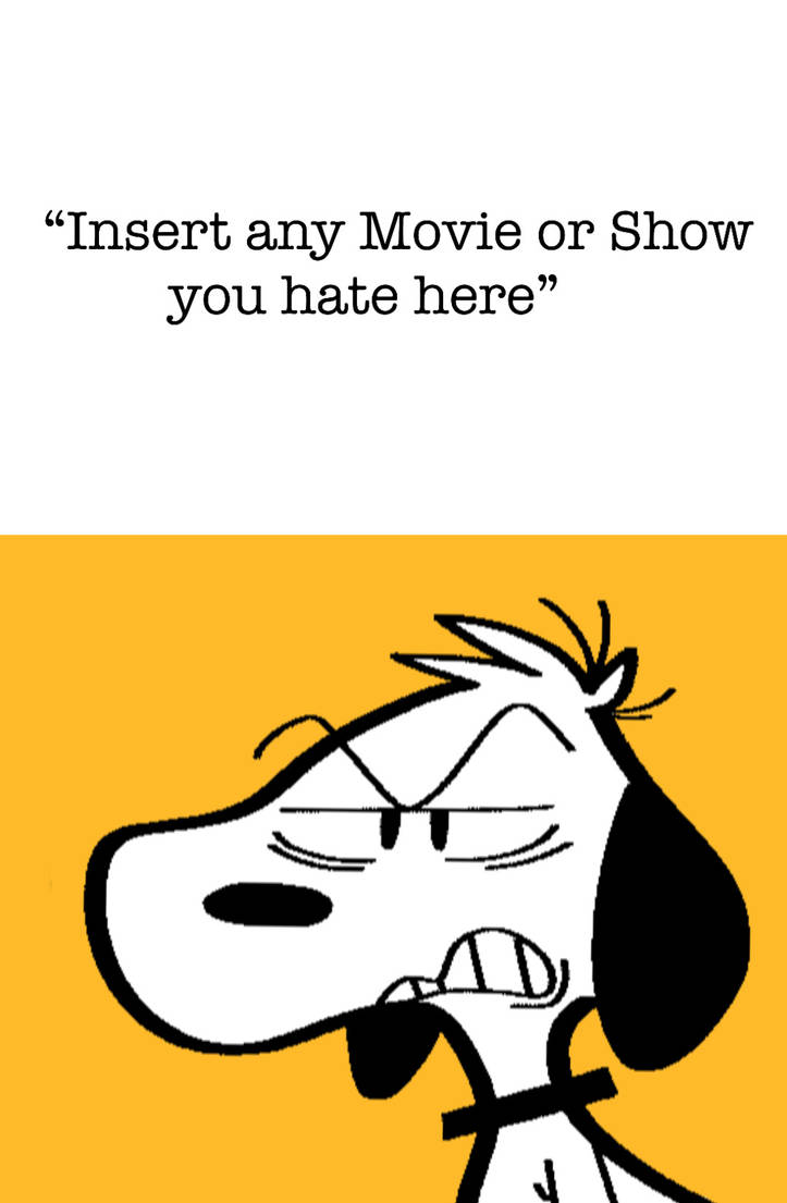 High Quality Mad Snoopy Blank Meme Template