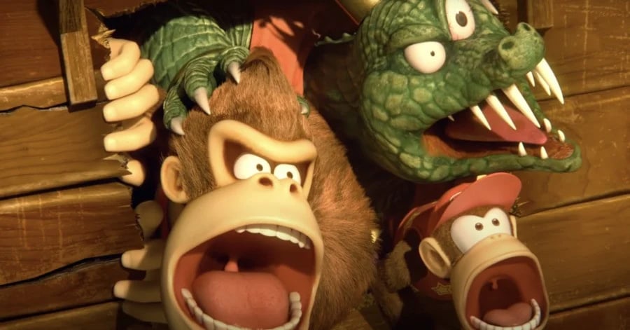 Donkey, Diddy, and K. Rool reaction Blank Meme Template
