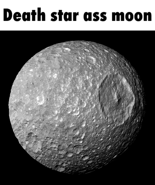 Death star ass moon Blank Meme Template