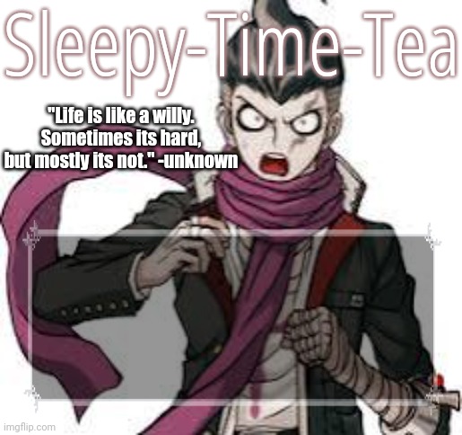 High Quality sleepys announcmemt temp Blank Meme Template