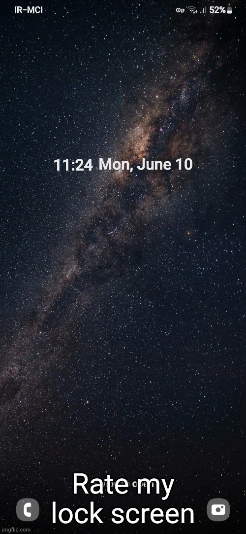 Rate my lock screen | made w/ Imgflip meme maker