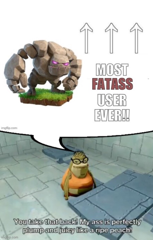 image tagged in most fatass user ever,bubble bass speech | made w/ Imgflip meme maker
