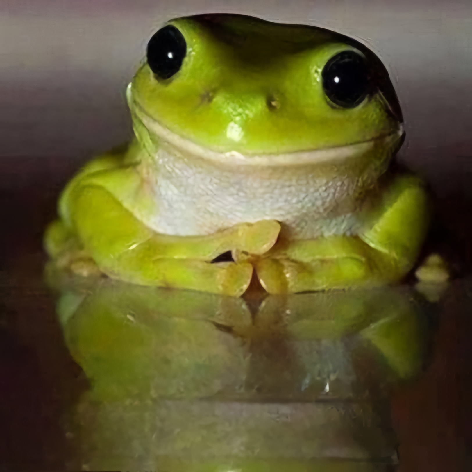 Happy toad Blank Meme Template