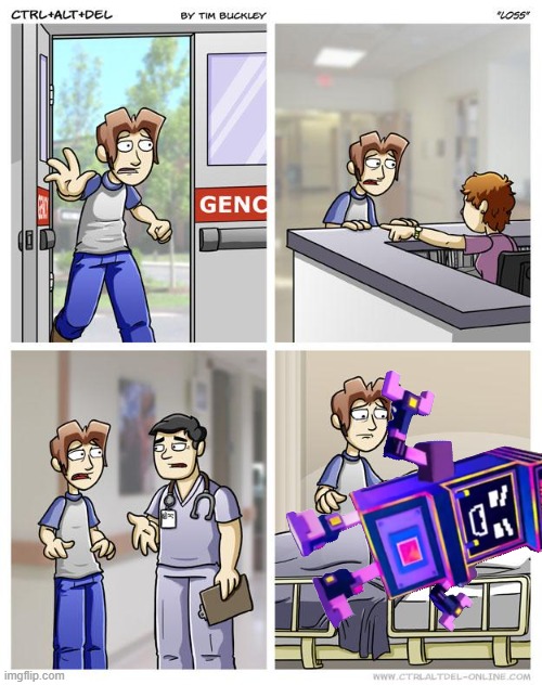 I had to | image tagged in loss | made w/ Imgflip meme maker