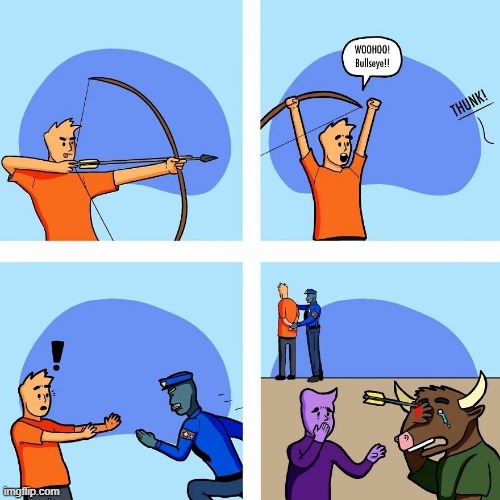 Bullseye | image tagged in comics | made w/ Imgflip meme maker