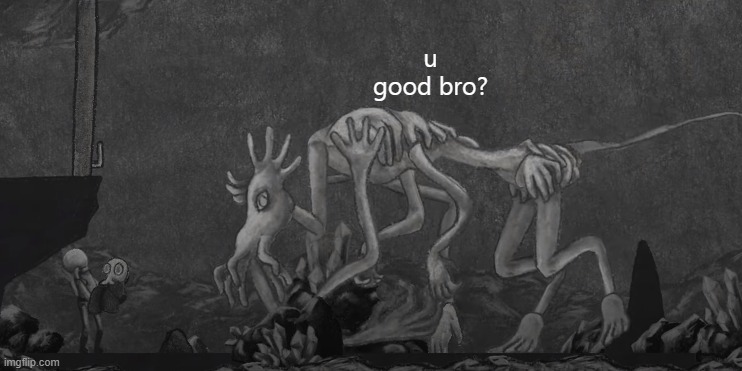 High Quality u good bro Blank Meme Template