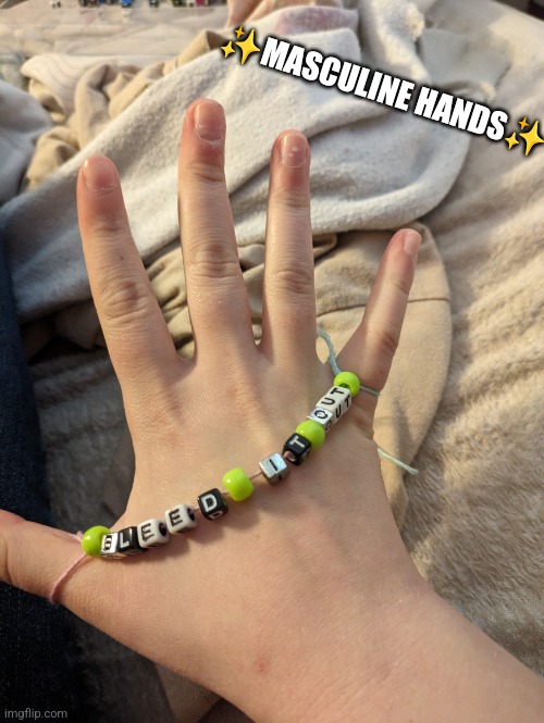 3rd Linkin Park bracelet | ✨MASCULINE HANDS✨ | image tagged in linkin park,msmg | made w/ Imgflip meme maker