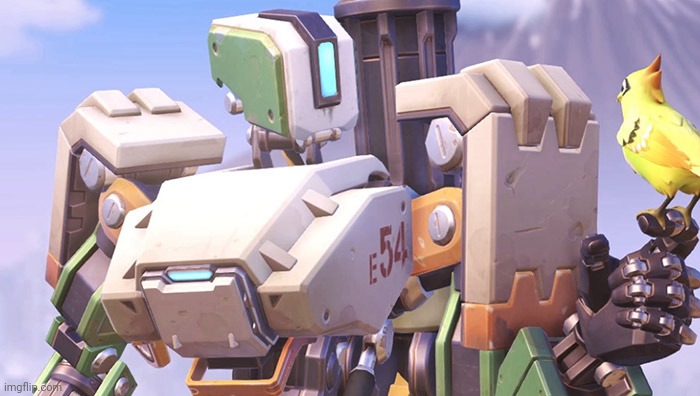 Favorite overwatch character | image tagged in bastion | made w/ Imgflip meme maker