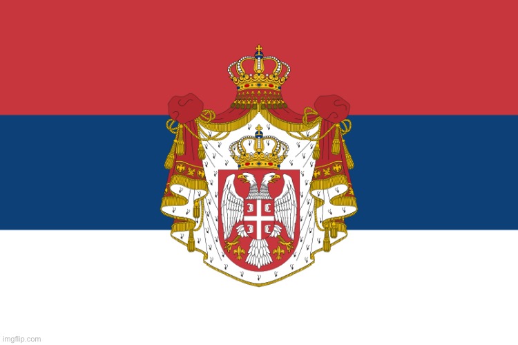 Краљевина Србија | image tagged in monarchist serbia flag | made w/ Imgflip meme maker