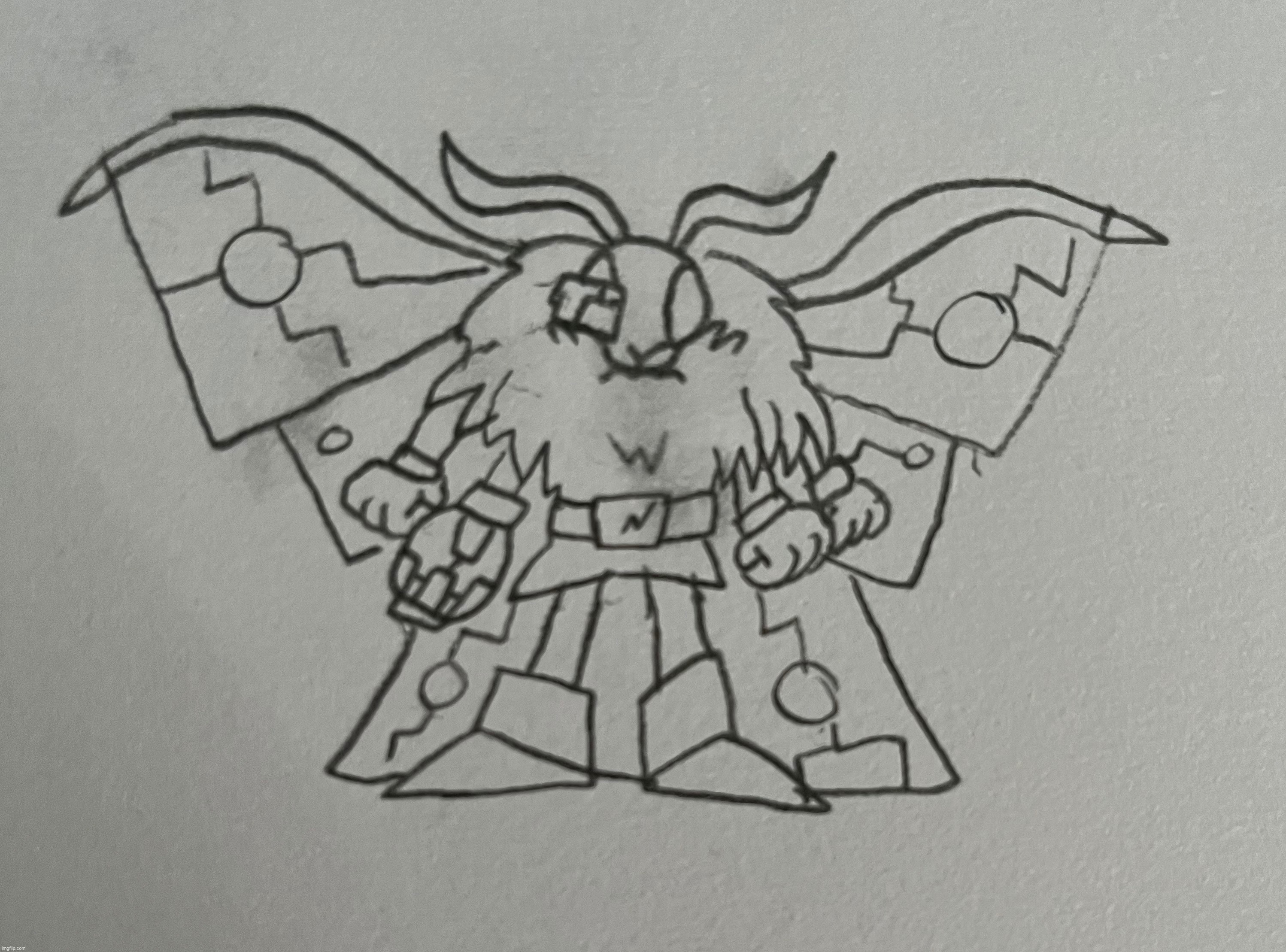 Cyborg moth | made w/ Imgflip meme maker