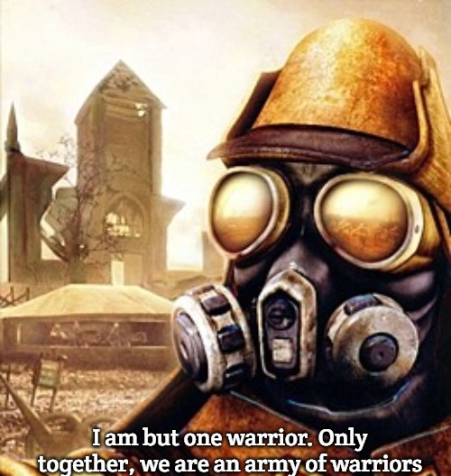 Slavic Iron Storm | I am but one warrior. Only together, we are an army of warriors | image tagged in slavic iron storm,slavic | made w/ Imgflip meme maker