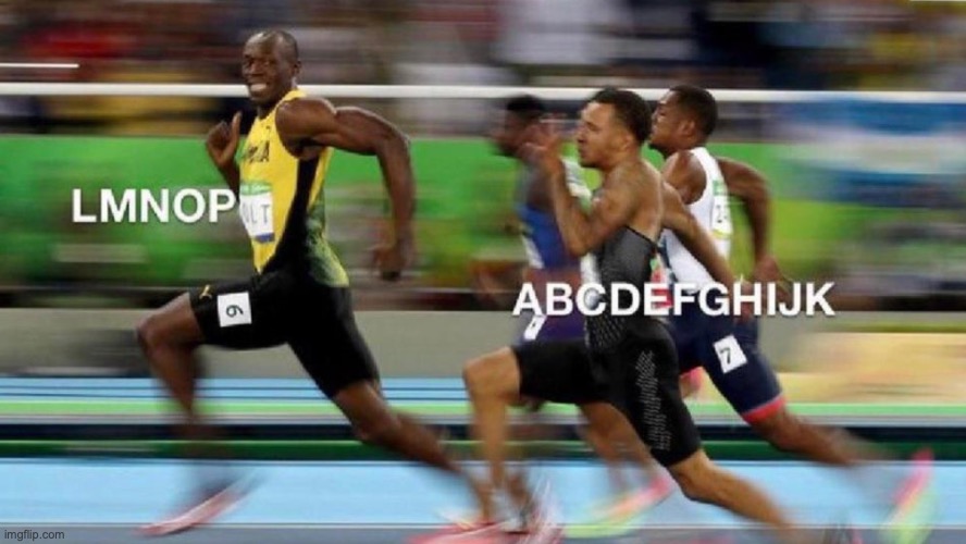 e is slow | made w/ Imgflip meme maker