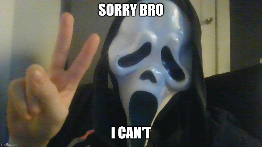 SORRY BRO I CAN'T | made w/ Imgflip meme maker