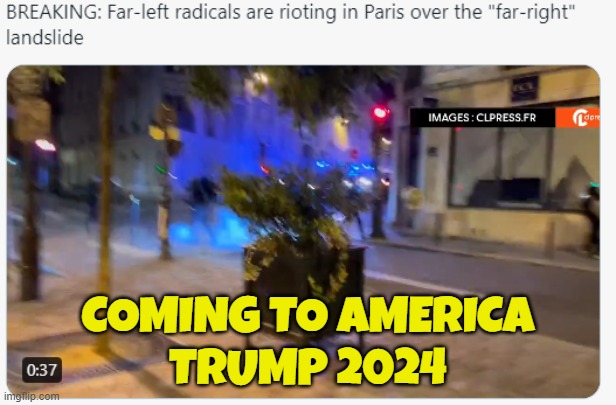 They will riot burn and loot if Trump wins | COMING TO AMERICA
TRUMP 2024 | image tagged in riots,looters,arson,maga,make america great again,trump | made w/ Imgflip meme maker