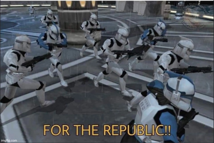 image tagged in for the republic | made w/ Imgflip meme maker