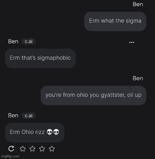 Chatting with my oc bc i feel silly hehe | made w/ Imgflip meme maker