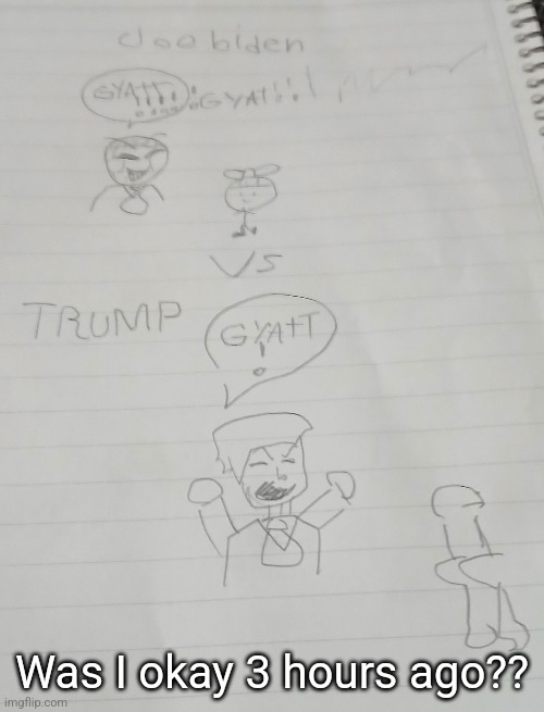 Was I okay 3 hours ago?? | made w/ Imgflip meme maker