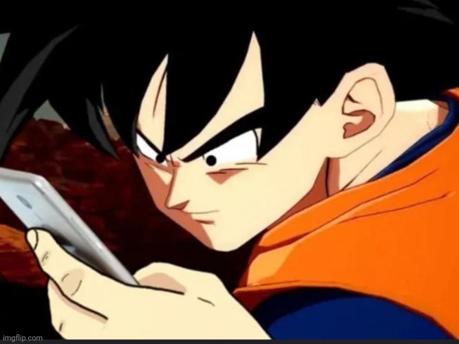 Guhhh uhhhhh I forgor | image tagged in goku sees phone and sends to piccolo | made w/ Imgflip meme maker