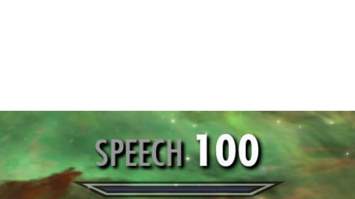 Speech 100 Blank Meme Template