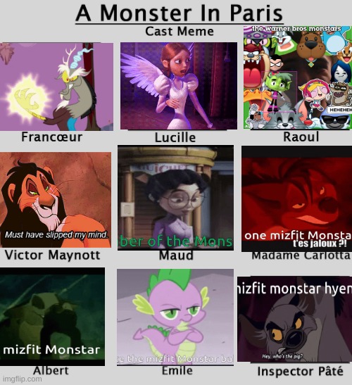 A draconequss in paris | image tagged in the lion king,my little pony,regular show,teen titans,tom and jerry,adventure time | made w/ Imgflip meme maker