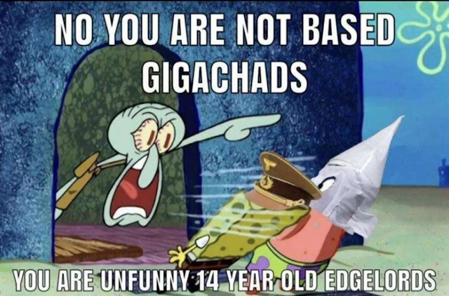 NO YOU ARE NOT BASED GIGACHADS Blank Meme Template
