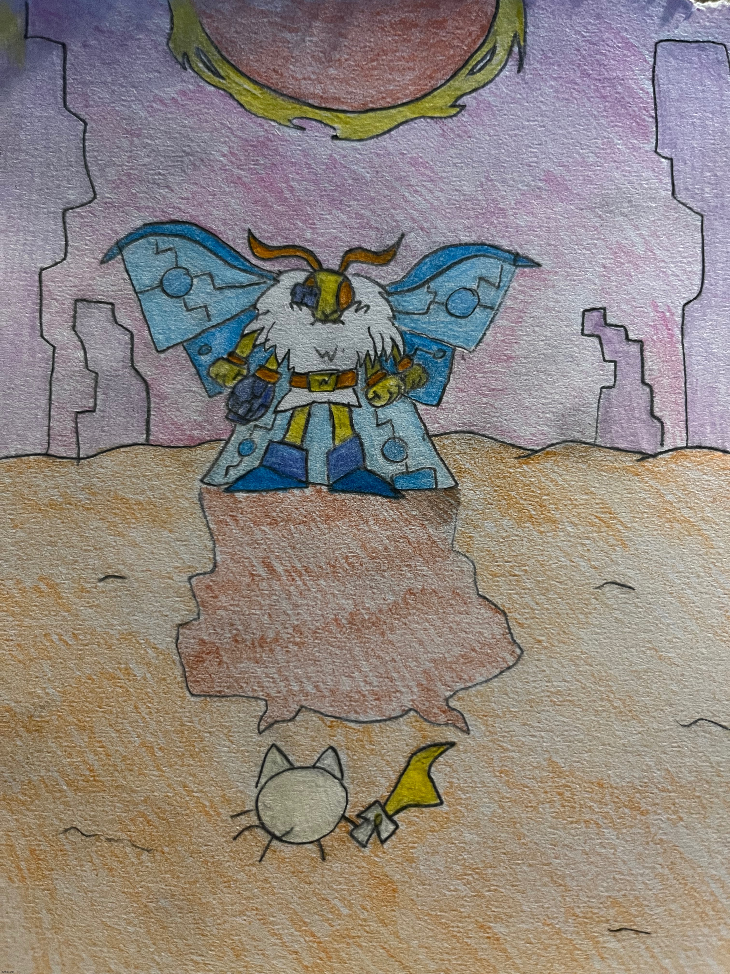 My mom colored this | made w/ Imgflip meme maker