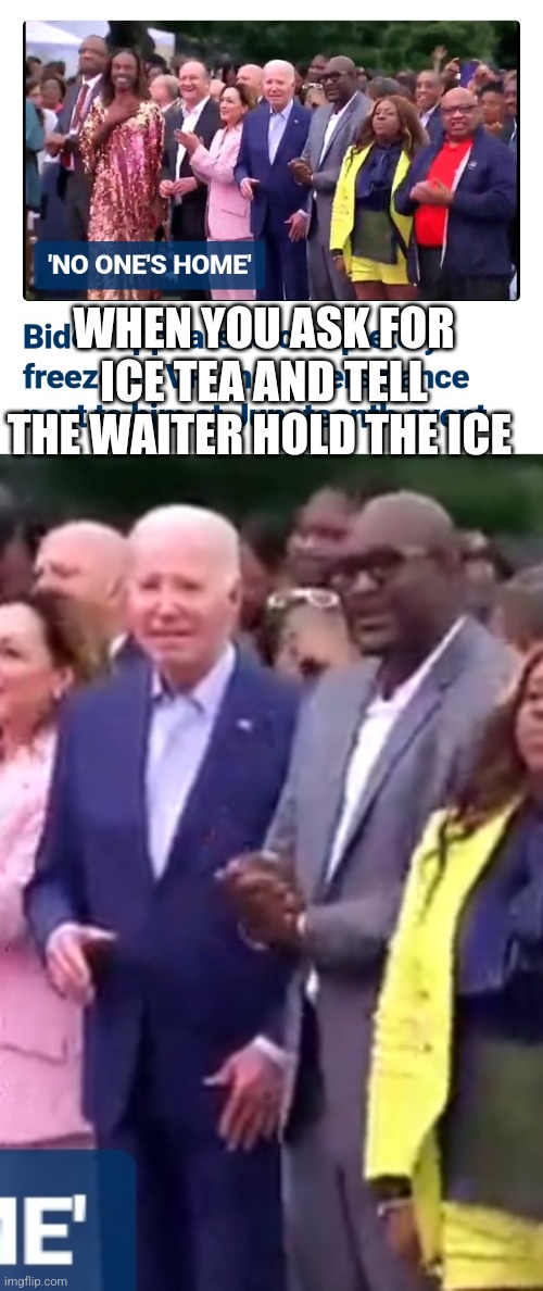Ice tea | WHEN YOU ASK FOR ICE TEA AND TELL THE WAITER HOLD THE ICE | image tagged in chilis,fastfood,funny memes,food | made w/ Imgflip meme maker