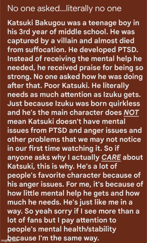 He's mentally unstable just like me sorry for venting y'all | image tagged in bakugo,mha,anime,msmg | made w/ Imgflip meme maker