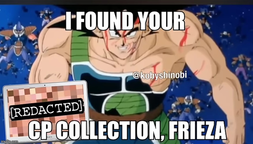 Bardock really caught Frieza red handed | made w/ Imgflip meme maker