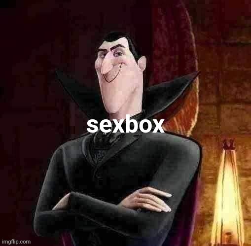 Dracula sexbox Blank Meme Template