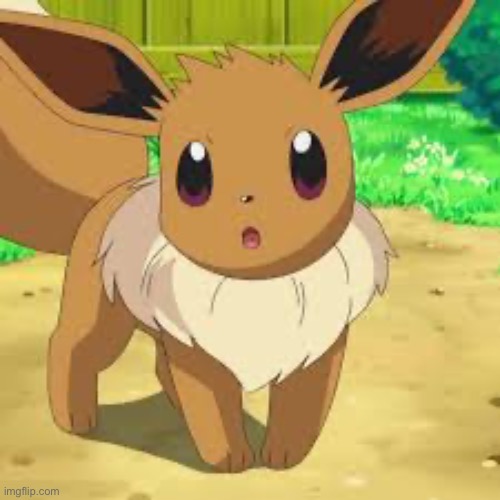 Surprised Eevee | image tagged in surprised eevee | made w/ Imgflip meme maker