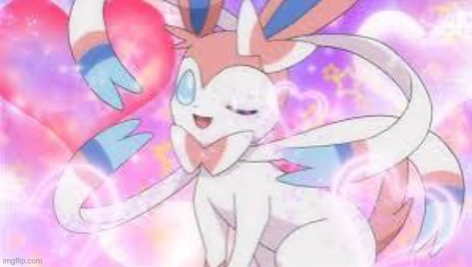 Sylveon wink | image tagged in sylveon wink | made w/ Imgflip meme maker