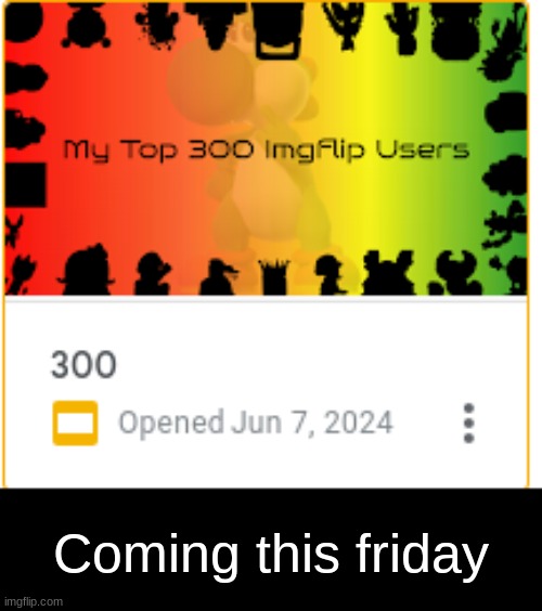 Coming this friday | made w/ Imgflip meme maker