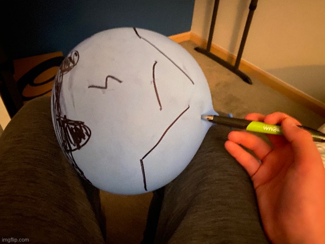 25 upvotes and he dies | image tagged in sigma balloon | made w/ Imgflip meme maker