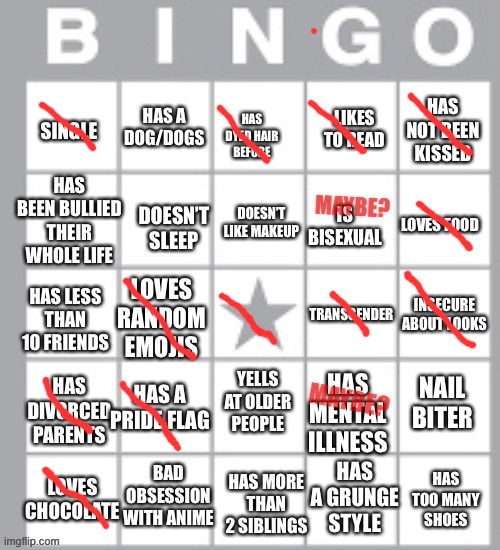 first post in this stream ha ha | MAYBE? MAYBE? | image tagged in lgbt bingo lol | made w/ Imgflip meme maker