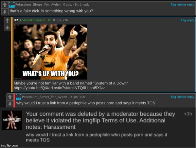 Potassium told me to send it | made w/ Imgflip meme maker