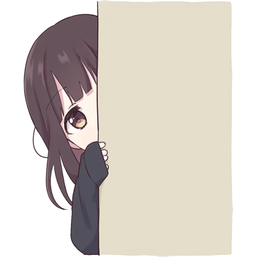 High Quality Menhera-chan hiding the closet Blank Meme Template