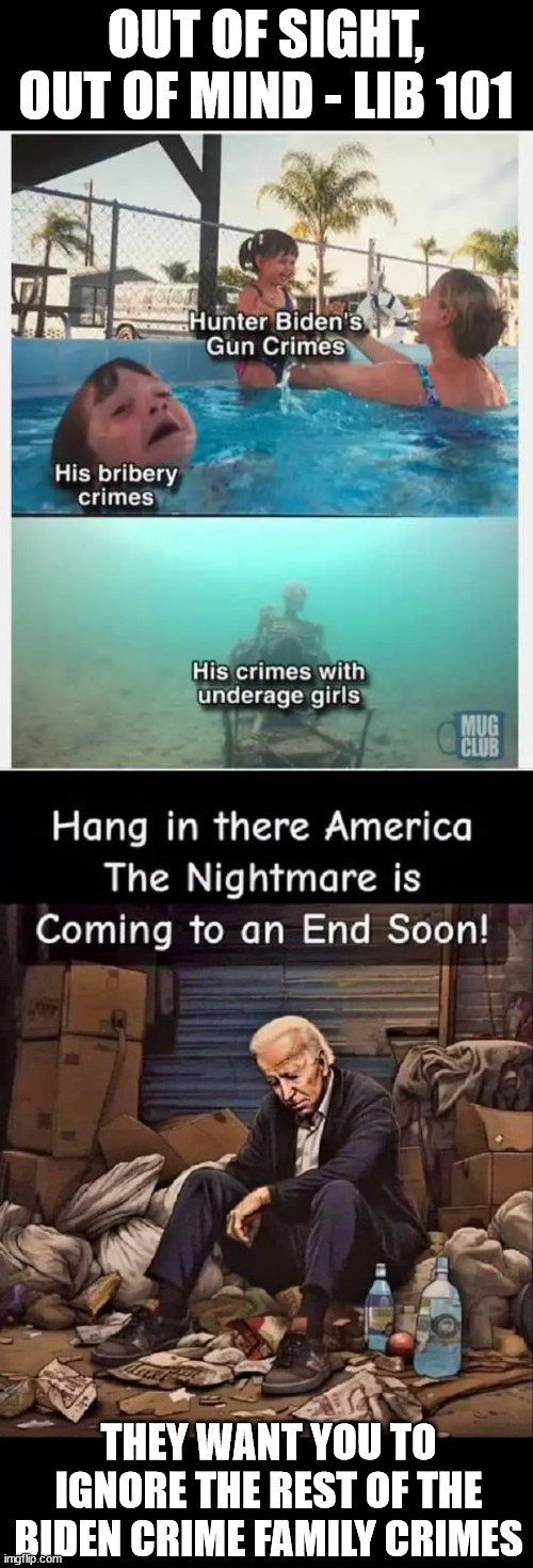 And the guilty shall be held accountable... | OUT OF SIGHT, OUT OF MIND - LIB 101; THEY WANT YOU TO IGNORE THE REST OF THE BIDEN CRIME FAMILY CRIMES | image tagged in those responsible for the corruption of the us justice system,your days are numbered | made w/ Imgflip meme maker