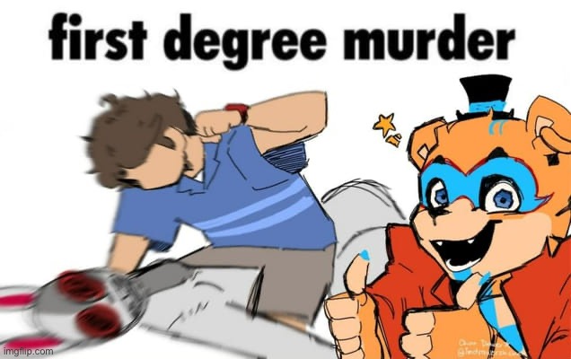 I love murder (A FNAF Meme a Day: Day 42) | image tagged in fnaf,a fnaf meme a day | made w/ Imgflip meme maker