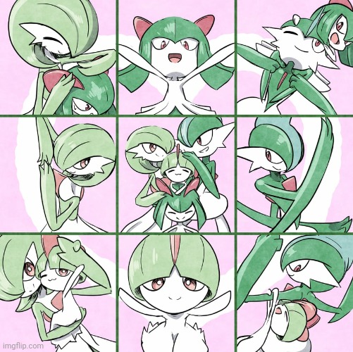 Gardevoir Family (Art by Kashiwa) | made w/ Imgflip meme maker