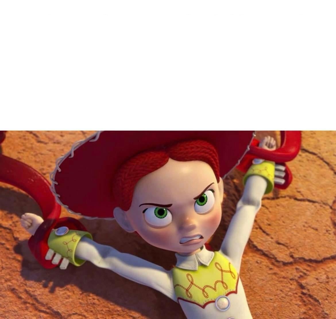 High Quality Toy Story Jessie Blank Meme Template