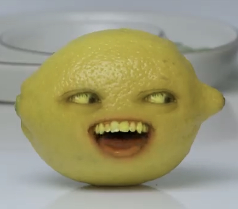 High Quality Annoying Orange Lemon Blank Meme Template