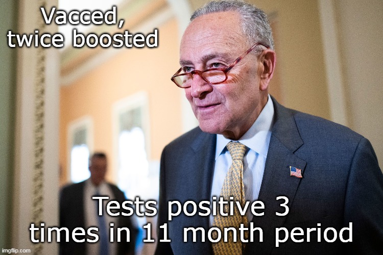 Vacced, twice boosted Tests positive 3 times in 11 month period | made w/ Imgflip meme maker