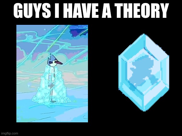 Berdly is Mordecai [First post on this stream] | image tagged in guys i have a theory,mordecai,deltarune,regular show | made w/ Imgflip meme maker