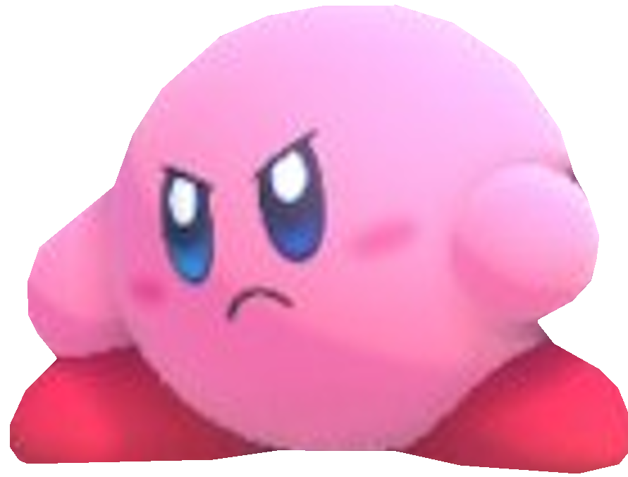 Mad Kirby Blank Meme Template